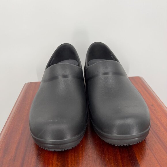 Crocs Women's 11 Black Work Clogs Slip-Resistant Dual Crocs Comfort - Picture 4 of 10
